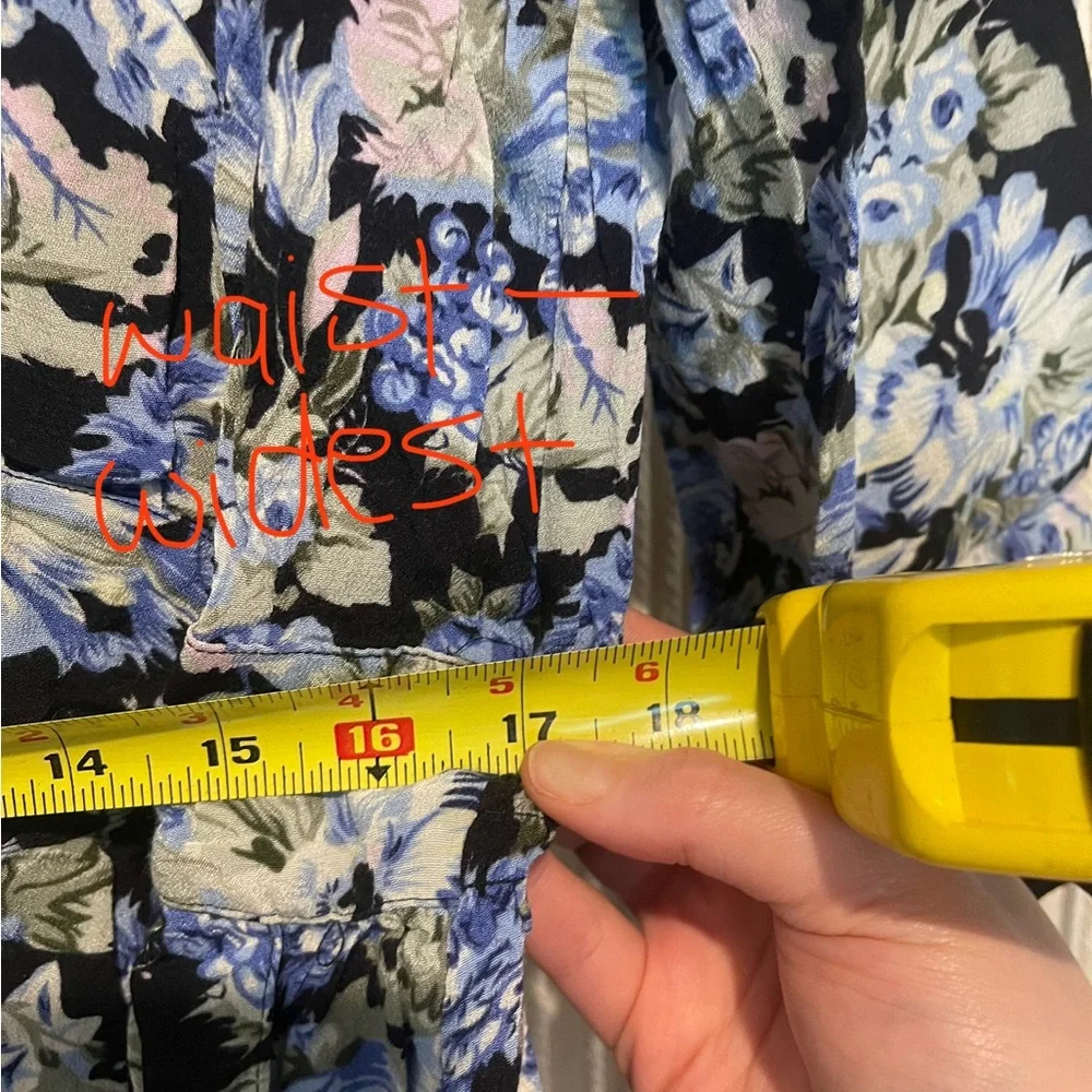 Vintage 40’s Karin Stevens Floral Button-Up Pencil Dress Old Hollywood Sz 14 (L)